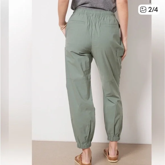 Sweaty Betty Green Quinn Cargo Pants, Size 10 - Picture 5 of 13